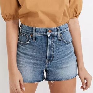Madewell High Rise Denim Shorts